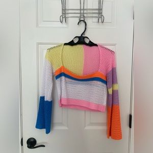 Multicolor knit sweater